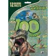 Obrázek 100 samolepek s omalovánkovými listy Dinosauři