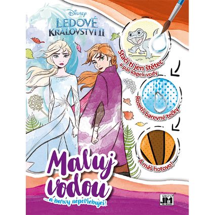 Obrázek Maluj vodou A4 Ledové království 2