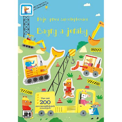 Obrázek Moje první samolepkování Bagry