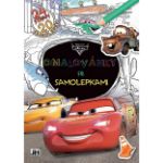 Obrázek Omalovánky A4 se samolepkami Auta