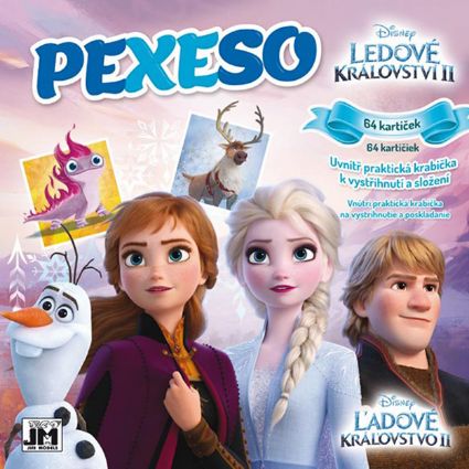 Obrázek Pexeso v sešitu Ledové království 2