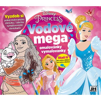 Obrázek Vodové mega omalovánky Disney Princezny