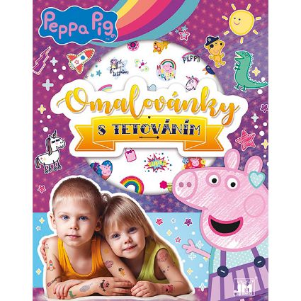 Obrázek Omalovánky s tetováním Prasátko Peppa
