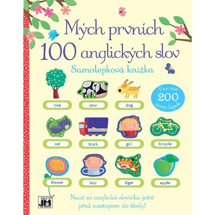 Obrázek Samolepková knížka 100 anglických slov