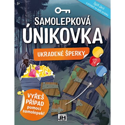 Obrázek Samolepková únikovka Ukradené šperky