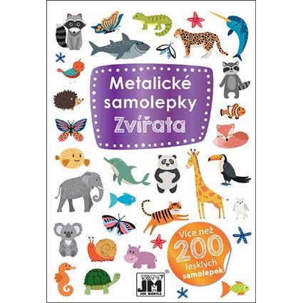 Obrázek Metalické samolepky Zvířata
