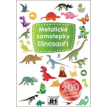 Obrázek Metalické samolepky Dinosauři