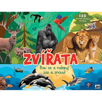 Obrázek Bav se a nalepuj zas a znovu! Zvířata