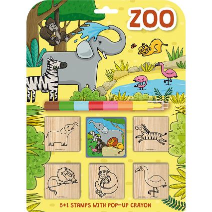 Obrázek Razítka 5+1 s voskovkou ZOO