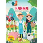 Obrázek Omalovánky A4 se samolepkami Farma