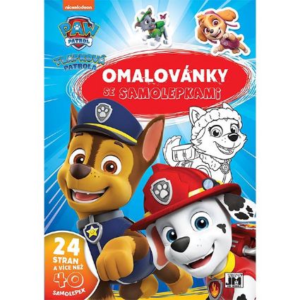 Obrázek Omalovánky A4 se samolepkami Tlapková patrola