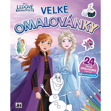 Obrázek Velké omalovánky Ledové království