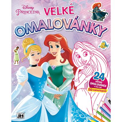 Obrázek Velké omalovánky Disney Princezny