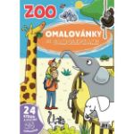 Obrázek Omalovánky A4 se samolepkami ZOO